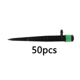 Maxbell 50Pcs Drip Irrigation System Kit Dripper Self Watering Spikes Plant Flower Green