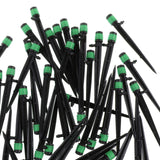 Maxbell 50Pcs Drip Irrigation System Kit Dripper Self Watering Spikes Plant Flower Green