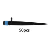 Maxbell 50Pcs Drip Irrigation System Kit Dripper Self Watering Spikes Plant Flower Blue