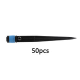 Maxbell 50Pcs Drip Irrigation System Kit Dripper Self Watering Spikes Plant Flower Blue
