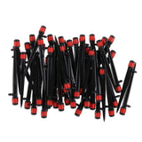 Maxbell 50Pcs Drip Irrigation System Kit Dripper Self Watering Spikes Plant Flower Red