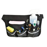 Maxbell Tool Bag Oxford Cloth with Pockets Gardener for Cleaning Restaurant Catering Black