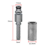 Maxbell Pressure Pipe Joint Accessories Fitting Pressure Washer Pipe Tip Adaptor Outer Diameter 7.9mm