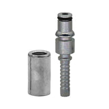 Maxbell Pressure Pipe Joint Accessories Fitting Pressure Washer Pipe Tip Adaptor Outer Diameter 8.9mm