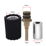 Maxbell Pipe Joint M22 Inner Wire Quick Connect Adapter for Pressure Washer Pipe B