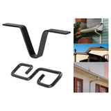 Maxbell Rain Chain Gutter Adapter Hook Durable V Adapter S Hook Rain Chain