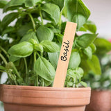 Maxbell Wooden Plant Labels Ground Decorative for Vegetables Gardening