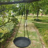 Maxbell Hanging Bird Feeder Dish Strong Chains Food Platform for Outdoor Garden grey