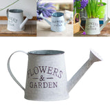 Maxbell Iron Planter Pot Flower Containers with Handle for Garden Balcony Kettle