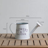 Maxbell Iron Planter Pot Flower Containers with Handle for Garden Balcony Kettle