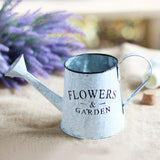 Maxbell Iron Planter Pot Flower Containers with Handle for Garden Balcony Kettle