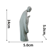 Maxbell Resin Aquarium Buddha Statue Figurine Indoor Decoration Landscape Standing