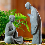 Maxbell Resin Aquarium Buddha Statue Figurine Indoor Decoration Landscape Standing