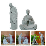 Maxbell Resin Aquarium Buddha Statue Figurine Indoor Decoration Landscape Standing
