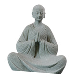 Maxbell Resin Aquarium Buddha Statue Figurine Indoor Decoration Landscape Sitting