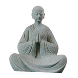 Maxbell Resin Aquarium Buddha Statue Figurine Indoor Decoration Landscape Sitting