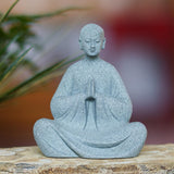 Maxbell Resin Aquarium Buddha Statue Figurine Indoor Decoration Landscape Sitting