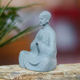 Maxbell Resin Aquarium Buddha Statue Figurine Indoor Decoration Landscape Sitting