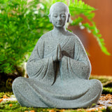 Maxbell Resin Aquarium Buddha Statue Figurine Indoor Decoration Landscape Sitting