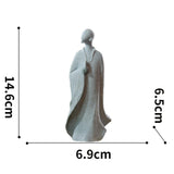 Maxbell Abstract Resin Aquarium Buddha Statue Figurine Fengshui Craft Standing