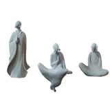 Maxbell Abstract Resin Aquarium Buddha Statue Figurine Fengshui Craft Standing