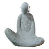 Maxbell Abstract Resin Aquarium Buddha Statue Figurine Fengshui Craft Sitting