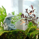 Maxbell Resin Aquarium Ancient Chinese Fisherman Characters Statue Ornament Moderate