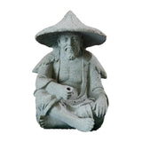 Maxbell Resin Aquarium Ancient Chinese Fisherman Characters Statue Ornament Moderate