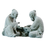 Maxbell Resin Aquarium Ancient Chinese Poetry Characters Figurine Ornament Durable