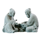 Maxbell Resin Aquarium Ancient Chinese Poetry Characters Figurine Ornament Durable
