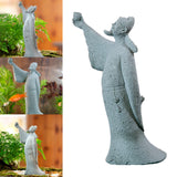 Maxbell Resin Aquarium Ancient Chinese Poetry Characters Figurine Ornament Durable