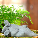 Maxbell Resin Aquarium Ancient Chinese Poetry Characters Figurine Ornament Durable