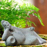 Maxbell Resin Aquarium Ancient Chinese Poetry Characters Figurine Ornament Durable