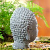 Maxbell Resin Fish Tank Buddha Head Sculpture Home Decor Landscaping A