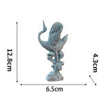 Maxbell Statue Crane Chic Gift Collectibles for Balcony Bonsai Stone Dancing