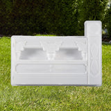 Maxbell Reusable Garden Edging Maker Cement Brick Mould for Walkway Garden Yard