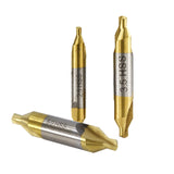 Maxbell 6Pcs Drill Set 60 Degree Angle 1.0mm-5.0mm for Lathe Metalworking