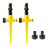 Maxbell 2 Pieces Rotation Auto Irrigation System Automatic for Lawn Irrigation