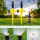 Maxbell 2 Pieces Rotation Auto Irrigation System Automatic for Lawn Irrigation