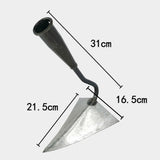 Maxbell Household Triangle Hoe Trenching Hoe for Backyard Soil Loosening Gardening  Iron L