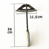 Maxbell Hoe with Handle Gardening Hand Tools Durable for Loosening Landscaping Hollow A