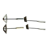 Maxbell Hoe with Handle Gardening Hand Tools Durable for Loosening Landscaping Hollow A