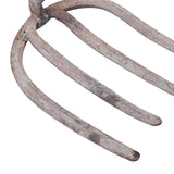 Maxbell Rake Head Four Tooth High Carbon Steel for Weeding Soil Loosening Farm Round Head L