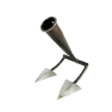 Maxbell Triangle Hoe Digging Soil Manuring Tool for Agricultural Soil Loosening 2 Tooth
