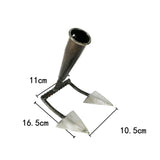 Maxbell Triangle Hoe Digging Soil Manuring Tool for Agricultural Soil Loosening 2 Tooth