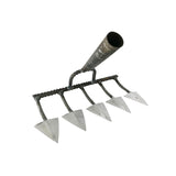 Maxbell Triangle Hoe Digging Soil Manuring Tool for Agricultural Soil Loosening  5 Tooth