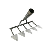 Maxbell Triangle Hoe Digging Soil Manuring Tool for Agricultural Soil Loosening  5 Tooth