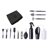 Maxbell Mini Garden Succulent Transplanting Kit 13Pcs Tools Set Versatile Durable