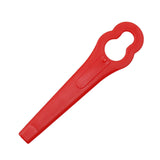Maxbell 100 Pieces Cordless Lawn Mower Cutting Blades Grass Blade for Garden Orchard Red