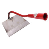 Maxbell Hoe Garden Hoe Gardening Hand Tool Steel for Weeding Soil Loosening Seeding 20cm Width Red